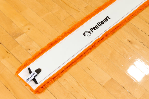 the orange gym floor dust mop pad is for dry dusting your gym floor giving your floor better traction